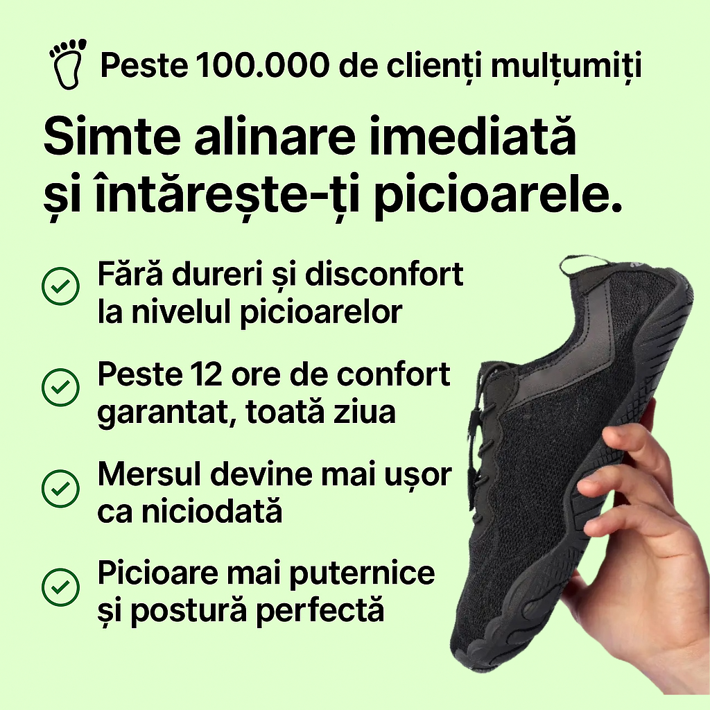 Pantoful confortabil Yeti Step – NaturalFit 3.0