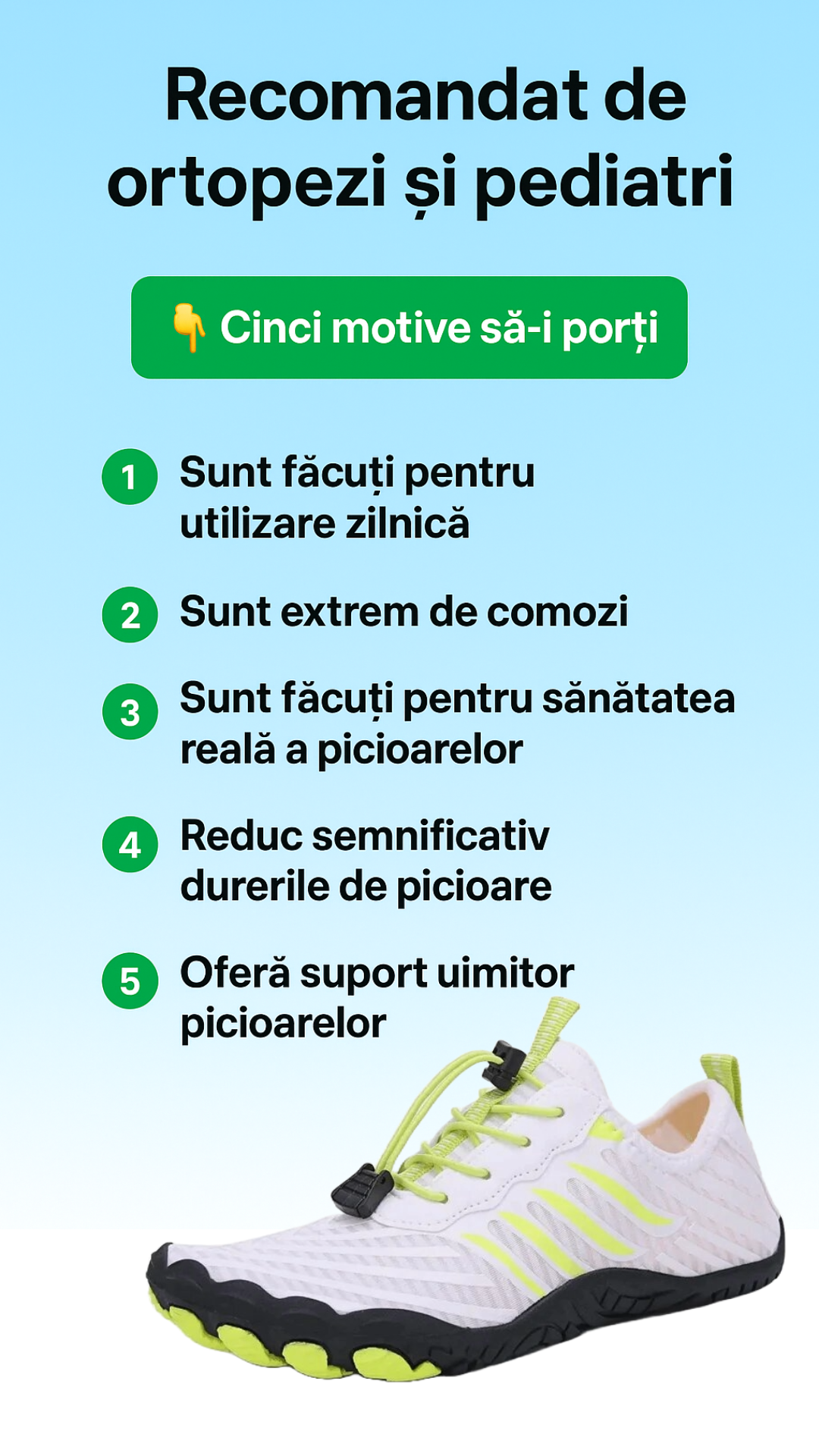 Pantoful confortabil Yeti Step – NaturalFit