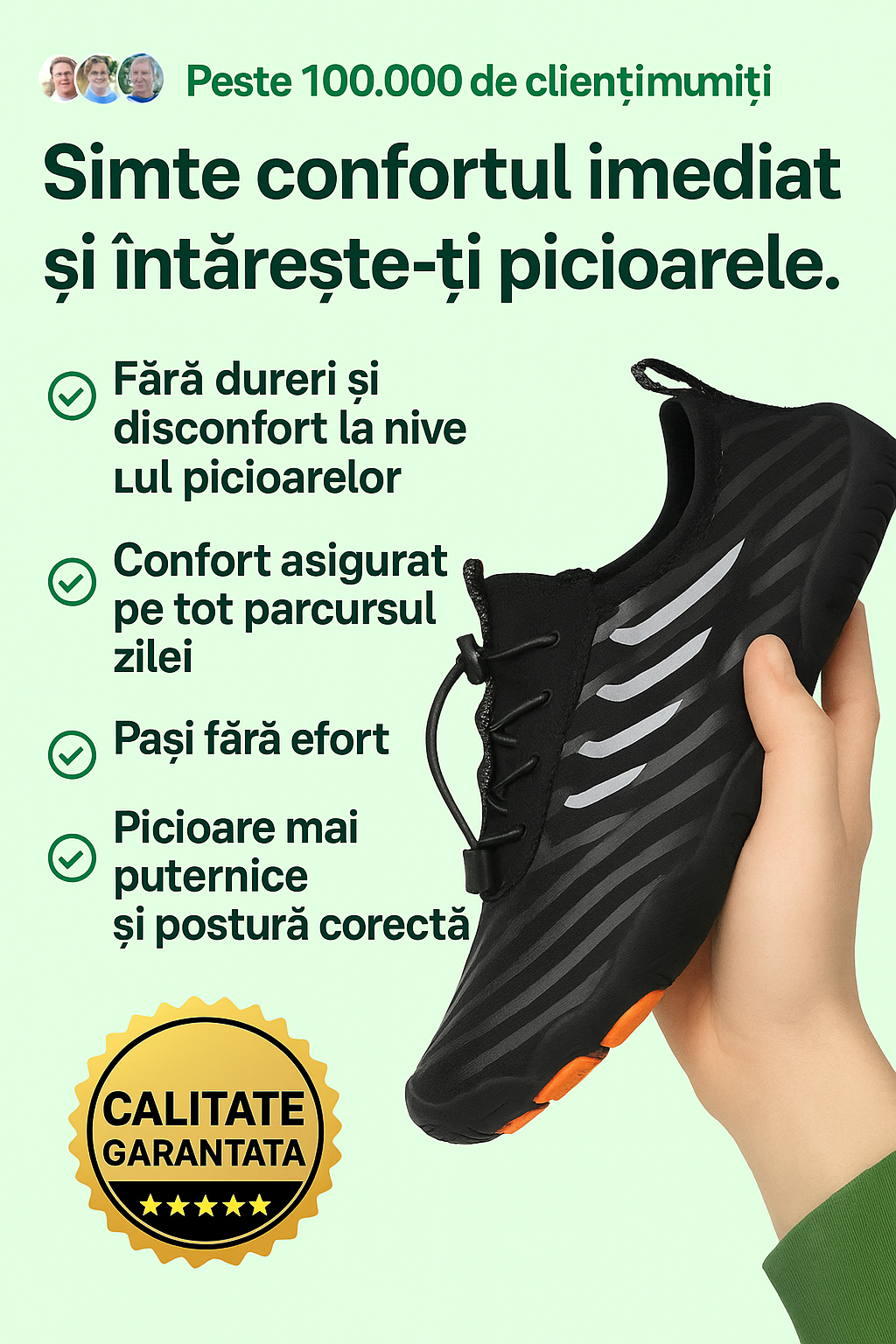 Pantoful confortabil Yeti Step – NaturalFit