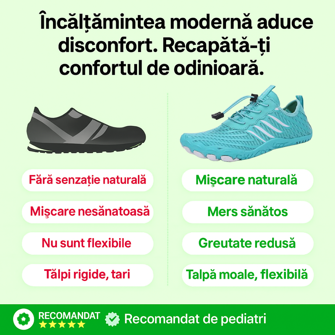 Pantoful confortabil Yeti Step – NaturalFit