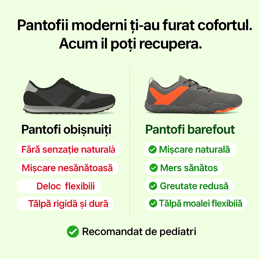 Pantoful confortabil Yeti Step – NaturalFit 3.0